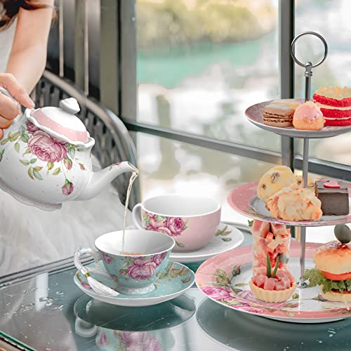 London Boutique Tea Cup and Saucer Set Afternoon Tea Set New