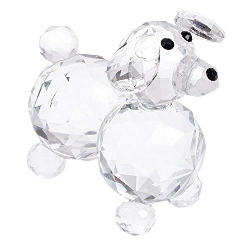 London Boutique Decorative Crystal Dog with swarovski crystal elements Gift Prsent (7508 Single)