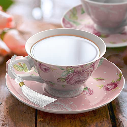 London Boutique Tea Cup and Saucer Set Afternoon Tea Set New