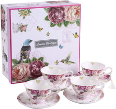 Vintage Crystal Tea Cup Set – Rose Hill Boutique